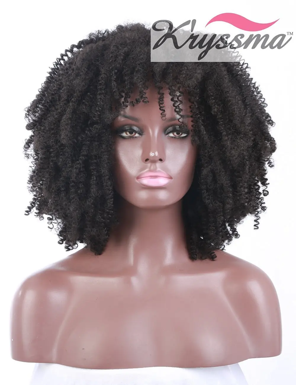 Buy Kryssma Black Women Afro Kinky Curly Wigs For African American 6391