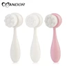 Beauty personal care double side skin facial cleaning brush