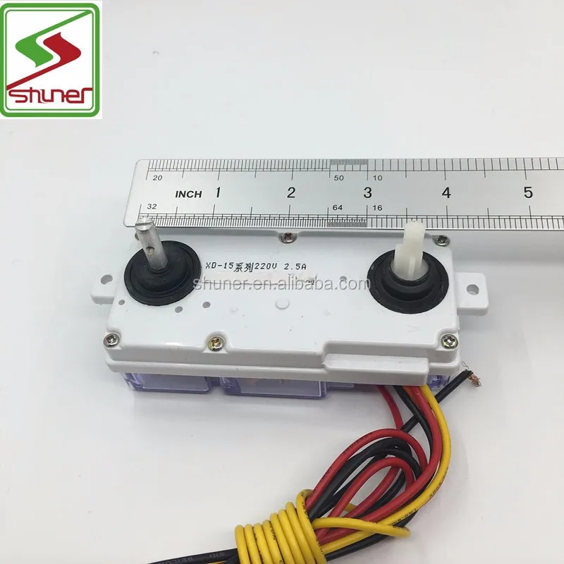 Doubleshaft 4wires Dxt15 Washing Machine Timer Mechanical For Twin Tub