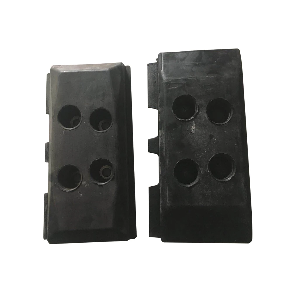 Excavator And Bulldozer Grouser Rubber Track Pads / Track Rubber Shoes
