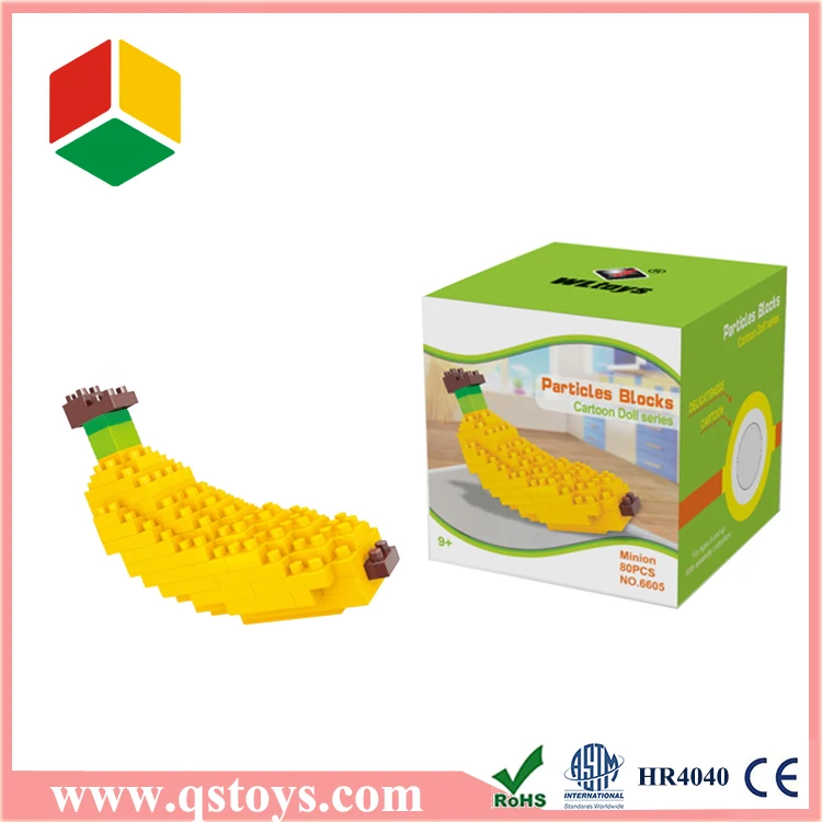 Kids Funny Recycled Plastic Banana Shaped Building Blocks With En71 Buy Plastic Building
