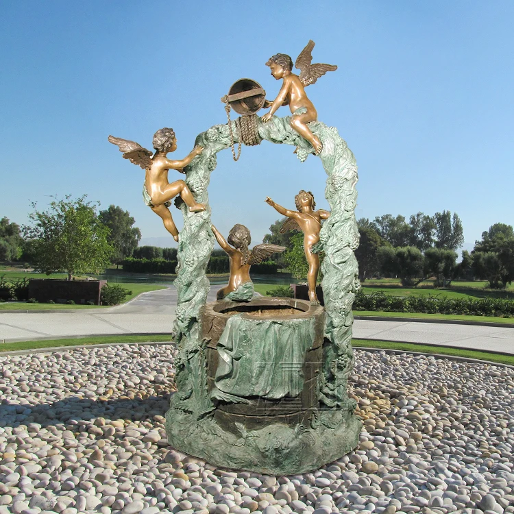 Large Outdoor Garden Angel Water Fountain Indoor Buy Angel Water