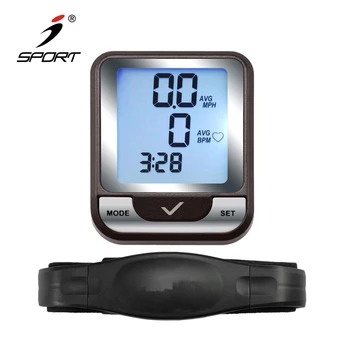 cycling computer with heart rate monitor