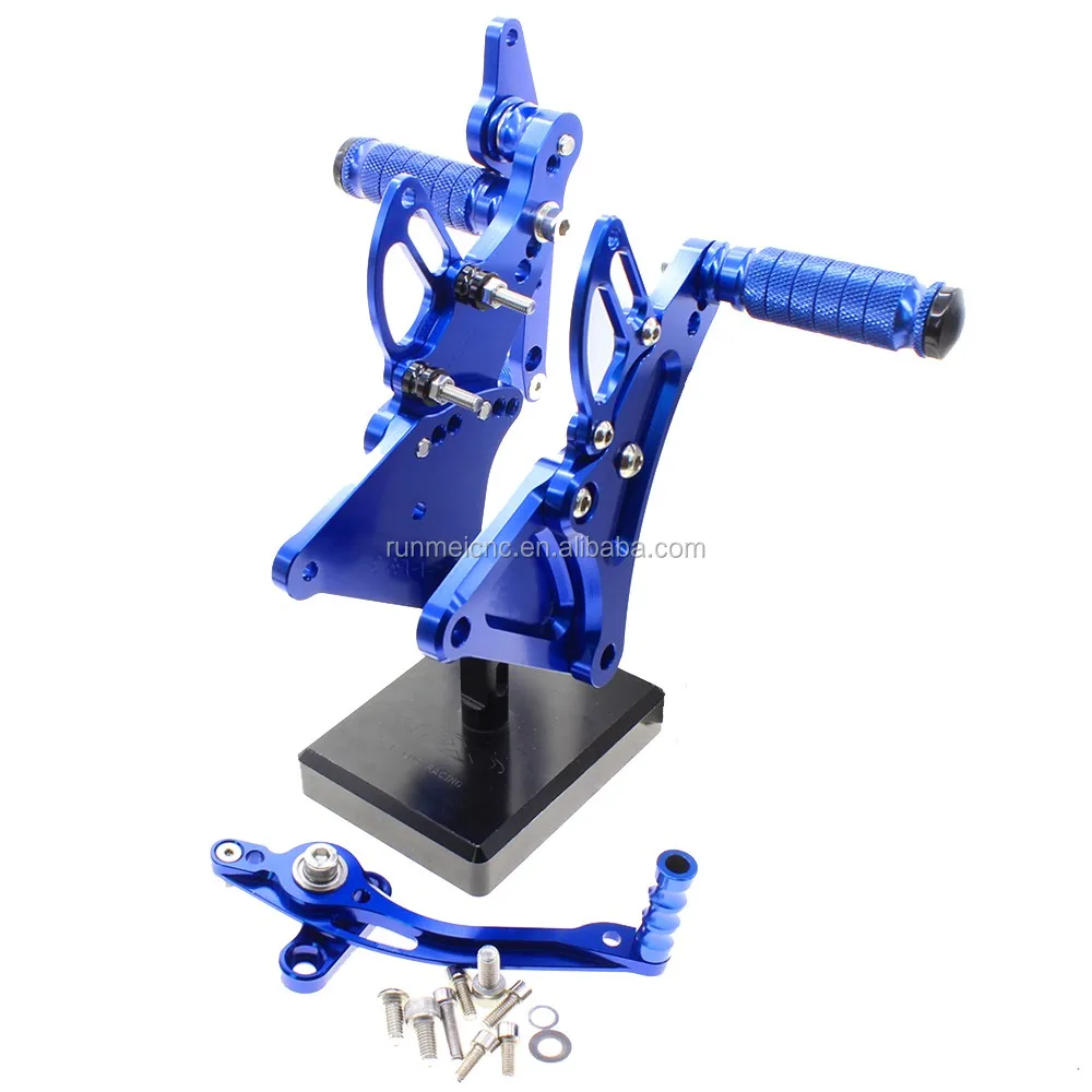 Fxcnc Xb9s Rear Sets Anordized Blue T6 Alu Racing Part For Buell Xb9s