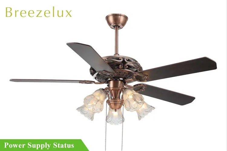 Top 10 Antique natural wooden blade home use ceiling fan Pendant Lights
