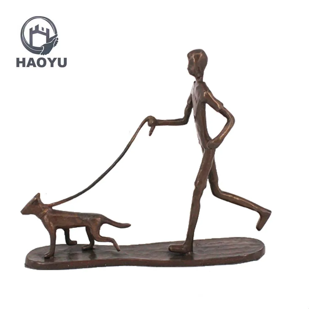 boy and girl statues