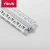 YIDUN Embedded Recessed LED Frame Drywall Cove Aluminum Plaster Profile