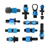 Drip tape fittings and accessories for the drip irrigation tape connectors