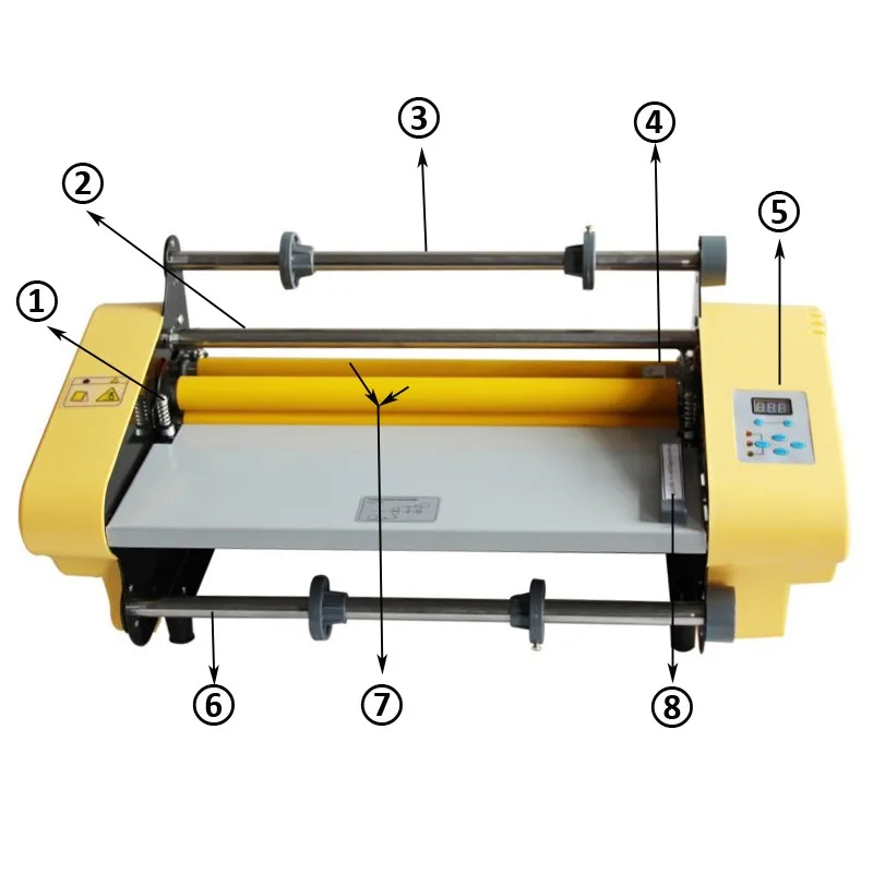 Sg358 Small A3 Hot & Cold School Office Roll Laminating Machine For