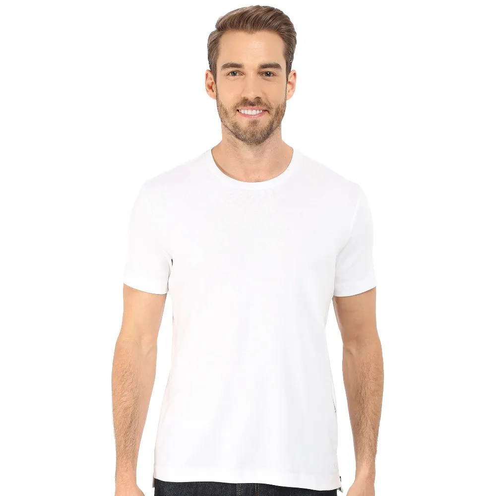 Men Plain T shirt White Round Neck With Your Own Brand Buy Mens Round Neck White T shirt Buy Camisetas Blancas