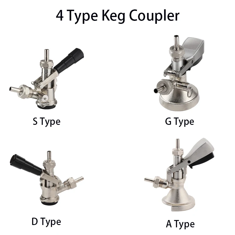 New Brass Homebrew Beer Keg Tap Gtype Keg Coupler Beer Dispenser G5/8" Buy Keg Coupler G,G