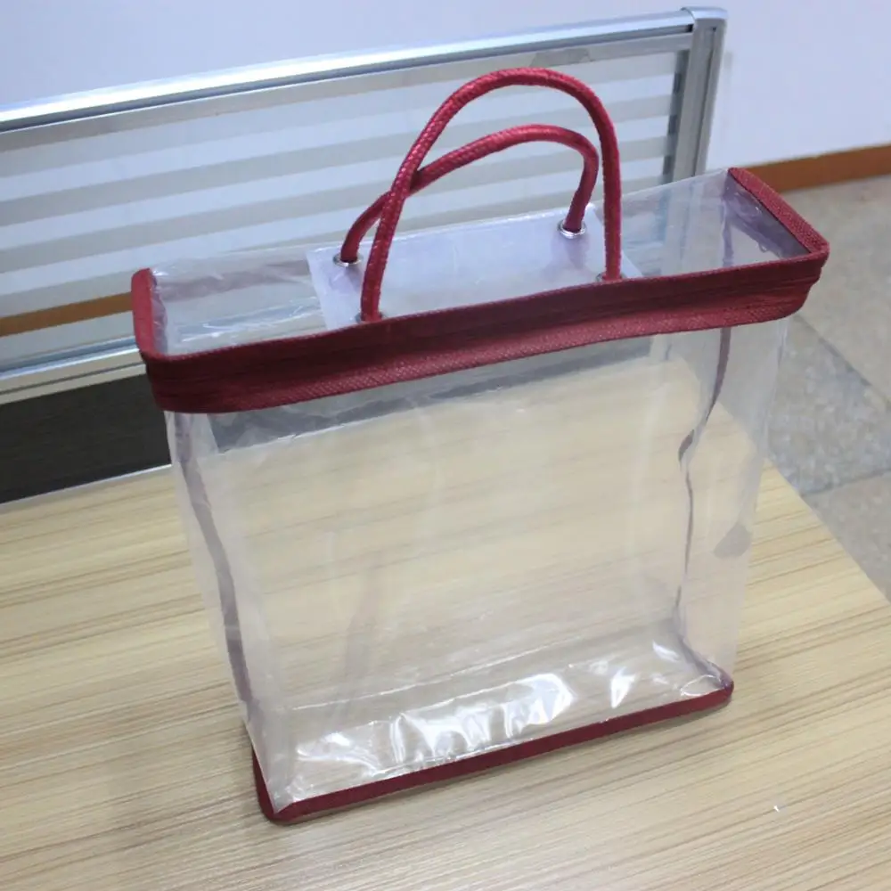 Customized Clear Plastic PVC Zipper Bag Blanket Packaging Bag for Cosmetics and Bedding, View
