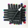 Double Head Chisel Round Tip Art Designer Markers Custom Jumbo Permanent Marker Pen Alcohol Base Color Marker