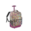pretty wheeled school backpack for girl