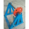 Pay off and take up of steel wire rope