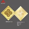 FHB4010C2-3# High quality PU foam Ceiling Decorative Ceiling Tiles Decor With Golden Color