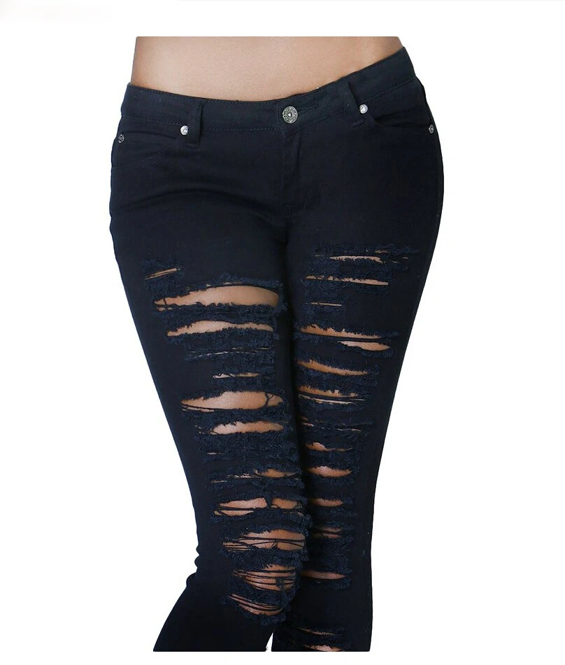 damaged jeans womens