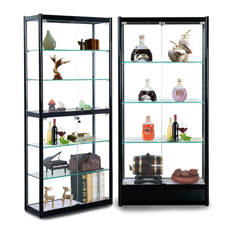 Trend-world.eu Alsino V-140.2A Wall Showcase Collector`s Display Case Cabinet Wood Vitrine about: 55,12 x 7,87 x 3,45 grooves 