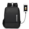 multi - functional rechargeable usb trolly notebook backpack cheap computer package business trolley wheels laptop bag women