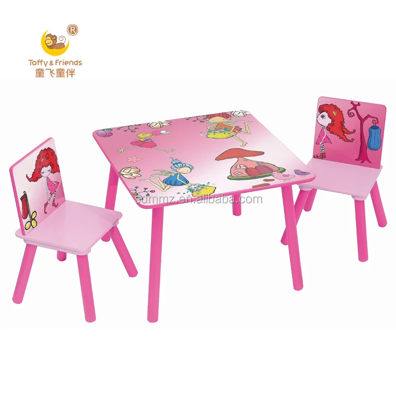 Wooden Kids Study Table And Chairs Set - Buy Kids Table,Study Table And ...