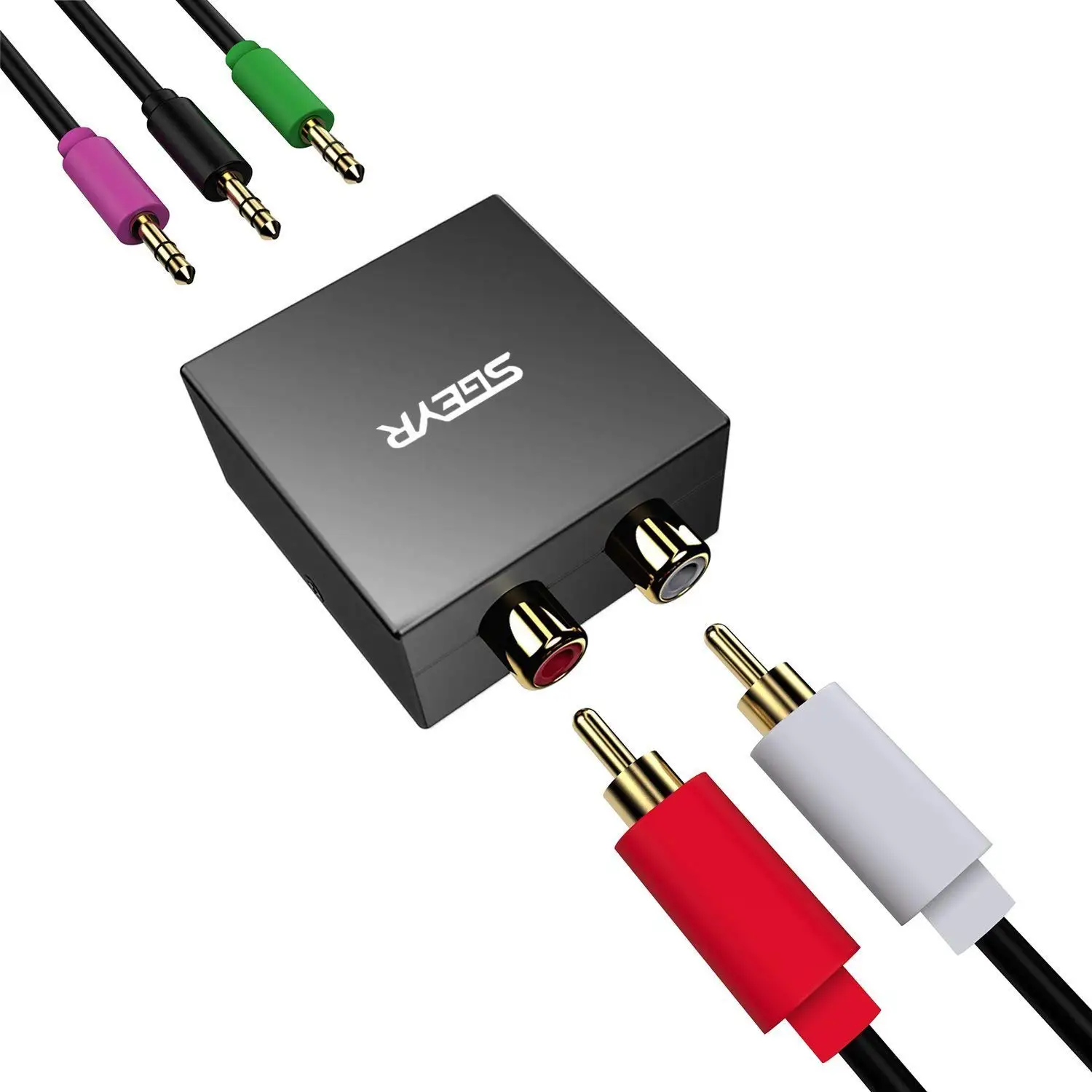 Baosity 2in 1 USB Type C to 3.5mm Headphone Audio Jack Charging Cable Adapter Silver