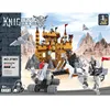 super herois connecting interlocking model children plastic castle construction set block toy