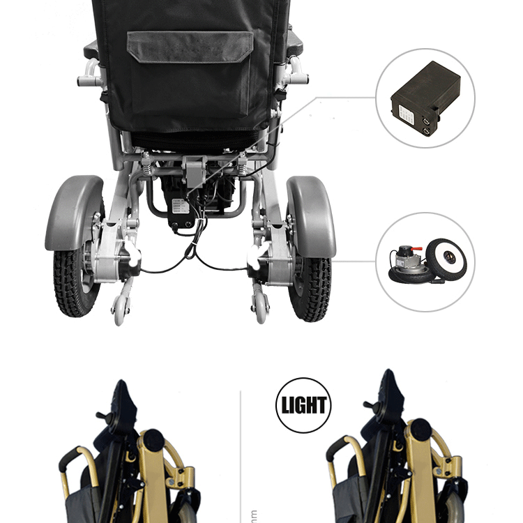 250w Folding Brushless Electric Wheelchair Kits Buy Electric
