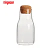 Clear Glass Carafe With Cork Stopper