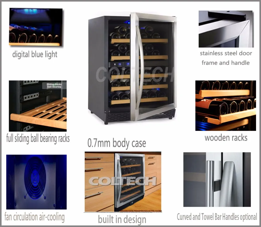 Two Zones Built In Wine Cooler Wine Refrigerators Buy Used Wine