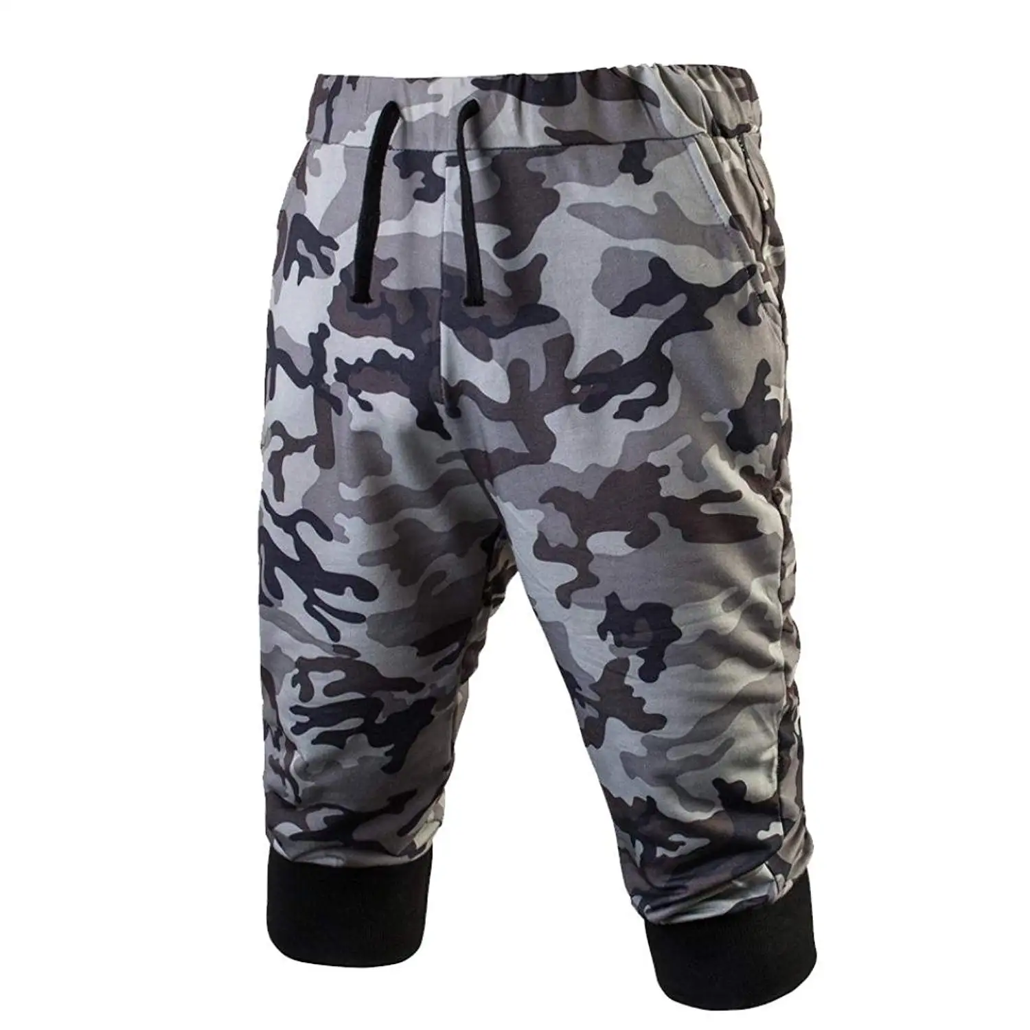Ounice Men Gym Pants Camo,Men Fitness Jogging Pants Men's Casual Drawstring Shorts Elastic Stretchy Bodybuilding Sweatpants