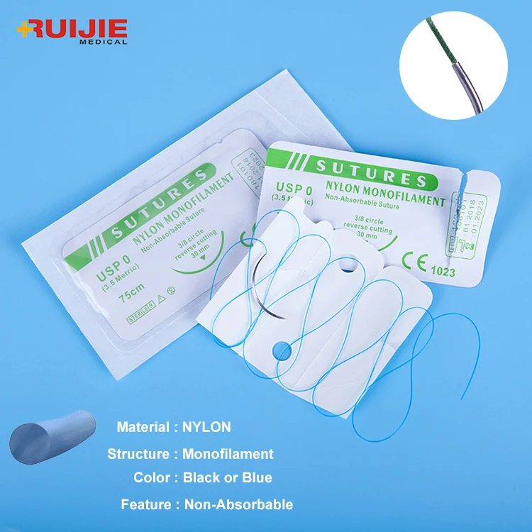 suture nylon 10 0