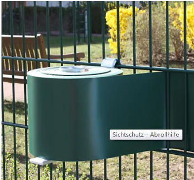 High Quality Pvc Tarpaulin Strip Screen Pvc Zaun Sichtschutzstreifen