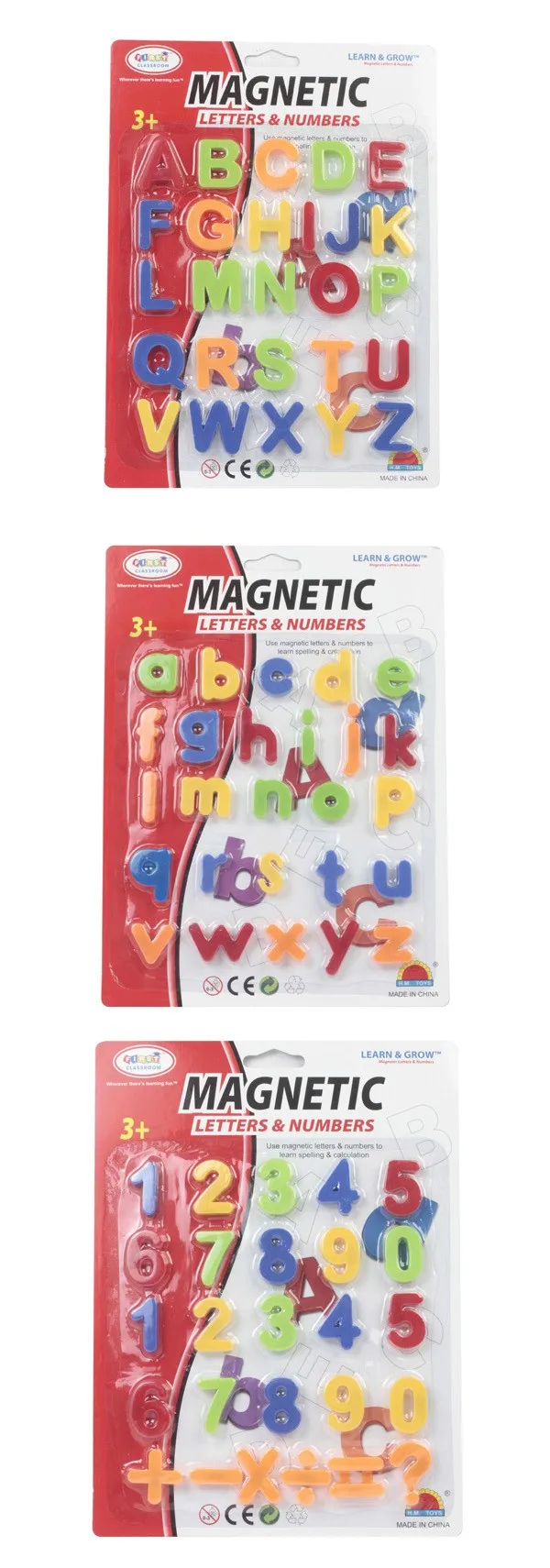 Plastic Letters And Numbers Three Style Mixs Buy