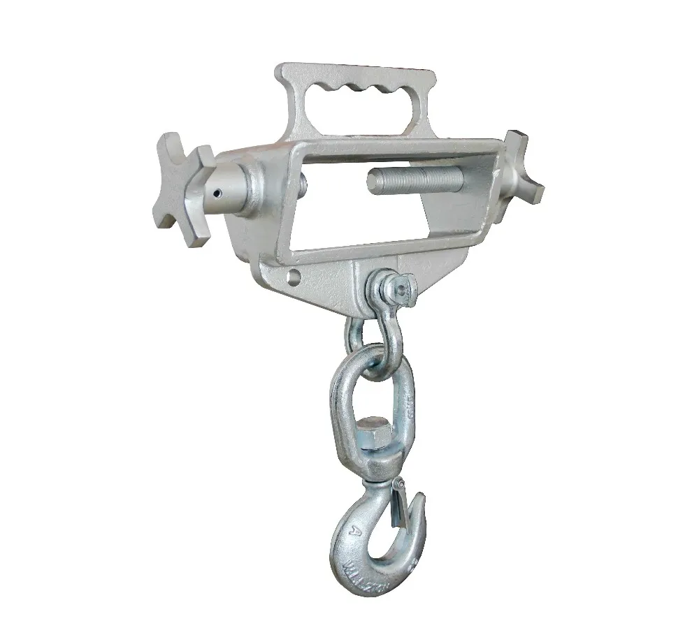 Forklift Lifting Hooks,single Swivel,4000 Lb.,fork Pocket Size 2-1 4