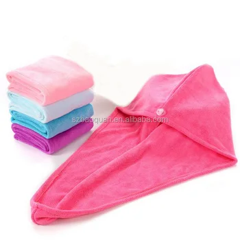 hair drying towel microfiber absorbent turban larger