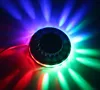 48LEDs RGB LED Disco KTV Bar DJ Party Ball Crystal Rotating Magic Ball Sunflower Colorful Stage Lights