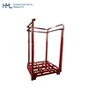 Warehouse steel storage galvanized convert collapsible folding stacking quakeproof heavy duty post pallet nestainer