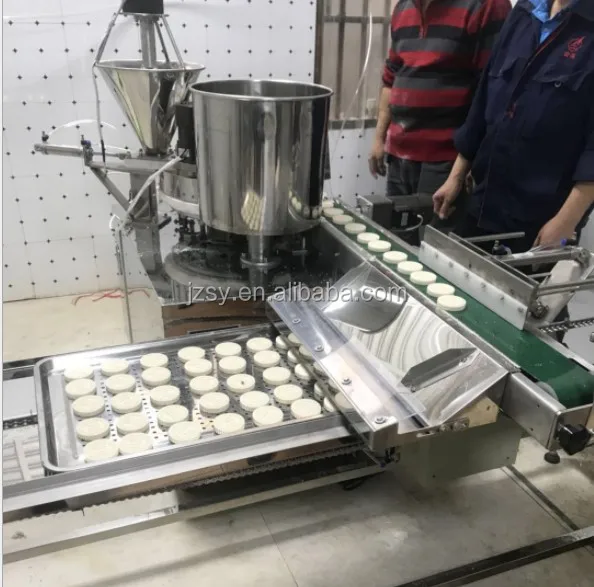 Australian Almond Cake Making Machine/Mung Bean Sandwich Pastry Cake Forming Processing Equipment/Osmanthus Cake Molding Maker