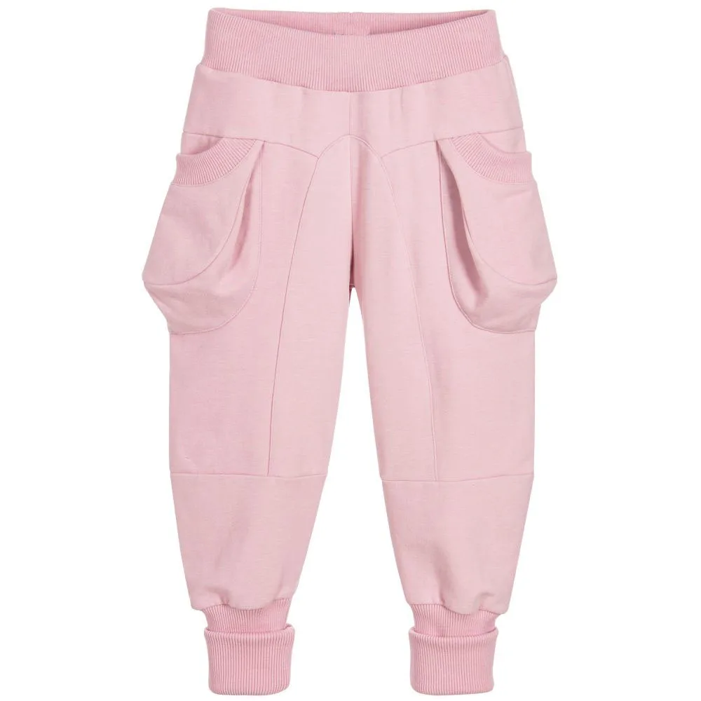Fashion 100 Cotton Terry Pink Fabric Girl Joggers Pants Buy Girl