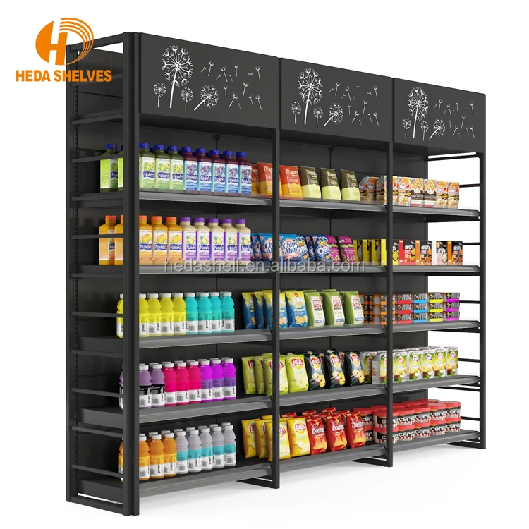 Beauty Style Supermarket Shelves Store Display Cosmetic Metal Shelf