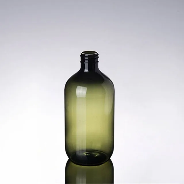 500ml Oval Cosmetic Hemp Plastic Bottle Pet Bottle With Spray Pump Buy Hemp Plastic Bottles