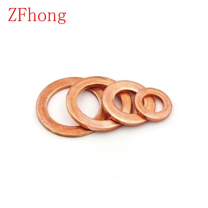 M3 To M30 T2 Copper Flat Washer Sealing Ring Buy Brass Flat Washer