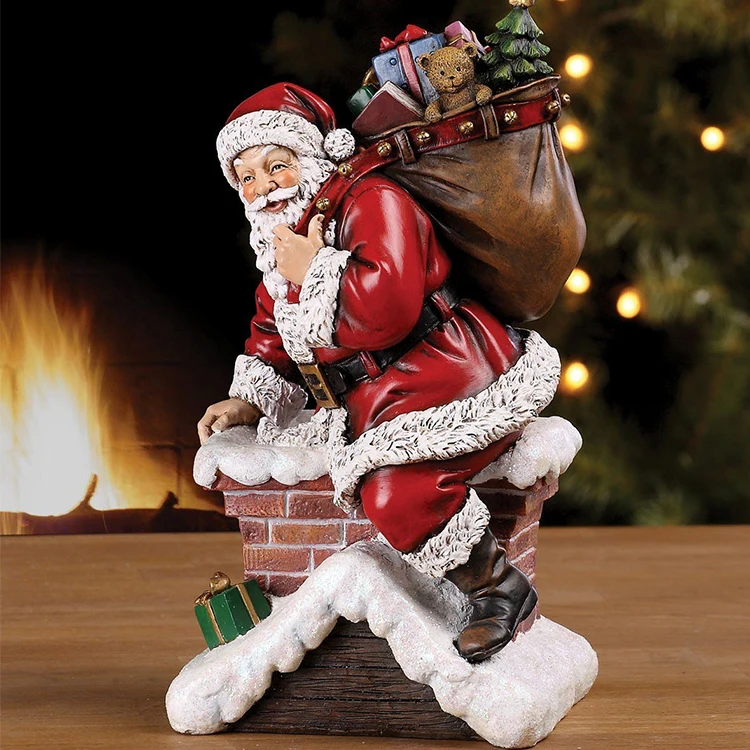 santa resin figurines