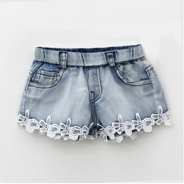 flower jean shorts