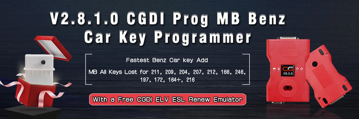 Cgdi Prog Mb Car Key Programmer Fastest Add Keys With Cgdi Elv Esl