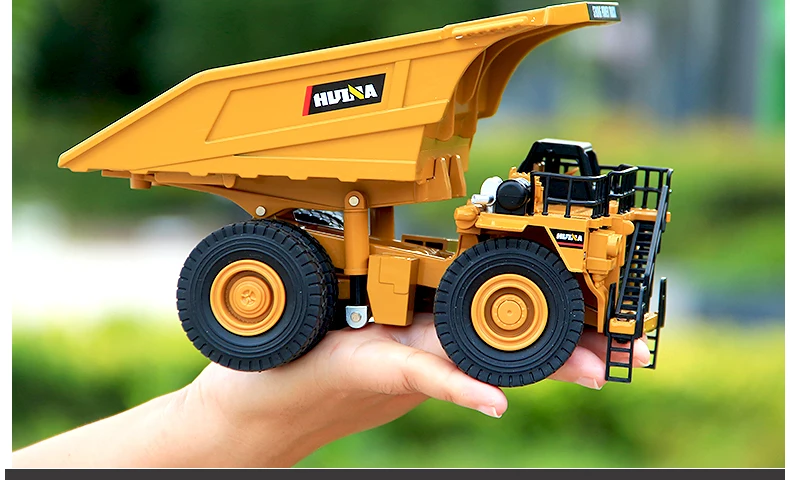 TongLi toy 1912 1/40 engineering construction model metal alloy dump truck model truck toy vehicle diecast toys