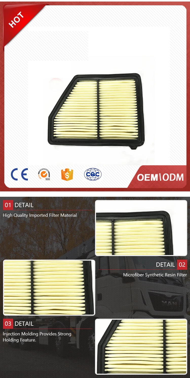 High quality 17220-5BA-A00 Hot Selling Air filter