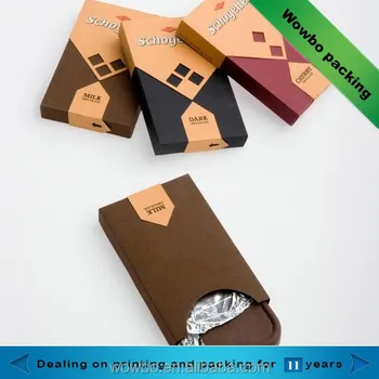 chocolate bar packaging cardboard box wholesale larger