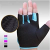 Custom Logo Wrist Straps Padded Weight Lifting Gym Gloves Open Back