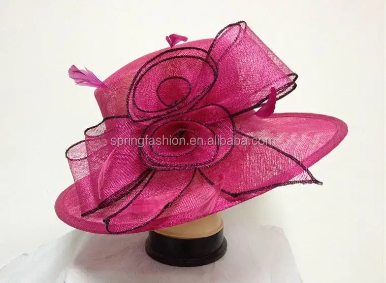 fuschia church hats